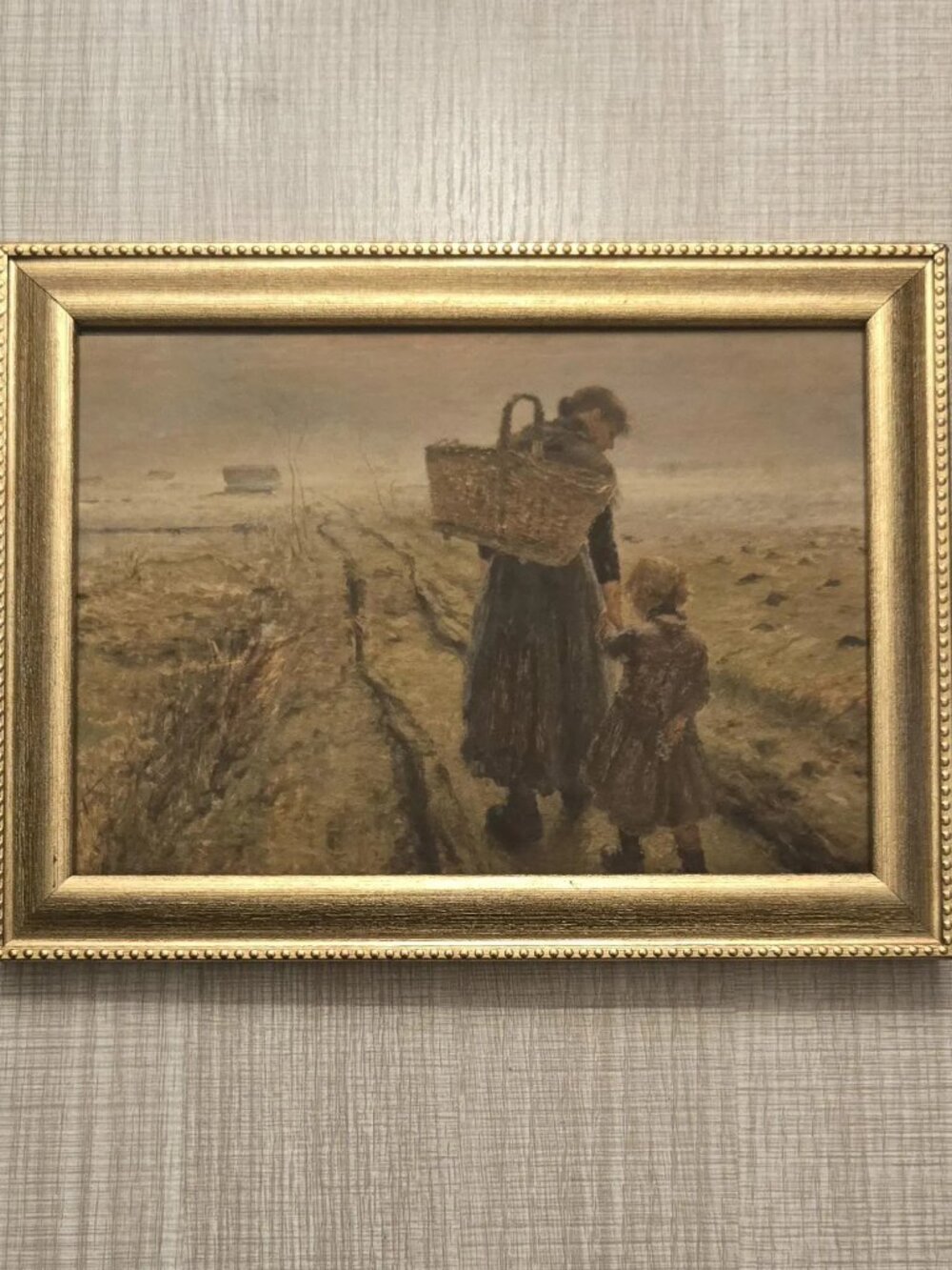 Fritz von Uhde "Going Home" Art Reproduction Print